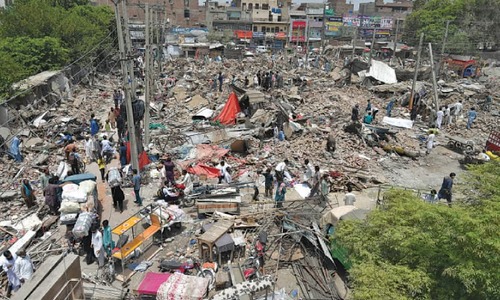 195 illegal shops demolished in Lahore’s Township 195 illegal shops demolished in Lahore’s Township