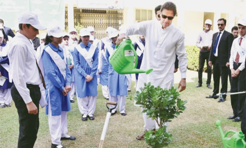 PM Imran urges youth to gear up for 'biggest tree planting campaign in Pakistan's history' PM Imran urges youth to gear up for 'biggest tree planting campaign in Pakistan's history'