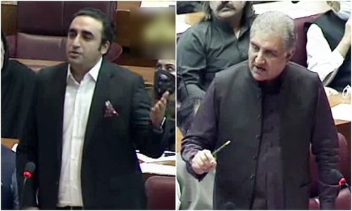 Bilawal, Qureshi stray from budget to personal digs at each other during NA session