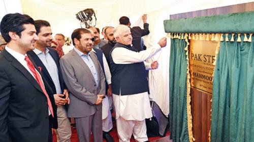 KP chief minister performs groundbreaking of two industrial units in Hattar KP chief minister performs groundbreaking of two industrial units in Hattar