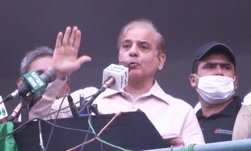 'Revolution' needed against govt policies of destruction, Shehbaz tells PDM rally in Swat