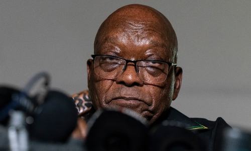 Jacob Zuma turns himself in for prison term
