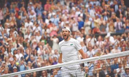 Djokovic into seventh Wimbledon final, faces Berrettini for 20th Slam title Djokovic into seventh Wimbledon final, faces Berrettini for 20th Slam title