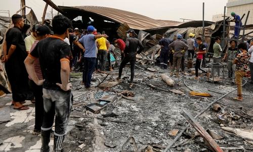 Anger mounts after 92 die in fire at Covid ward in Iraq