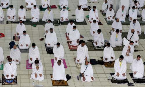 In pictures: Pilgrims mark second Haj overshadowed by Covid-19