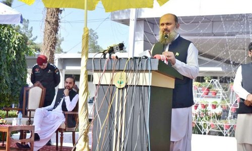 Alyani pledges equitable development in Balochistan