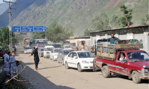 Landslides block KKH for second day in Kohistan