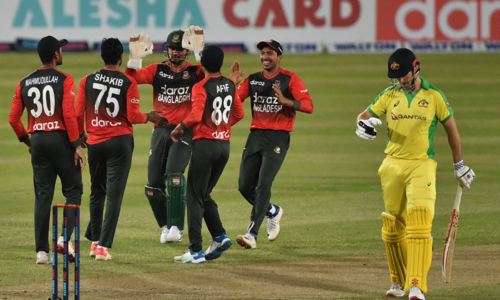Nasum stars as Bangladesh claim first-ever T20 win over Australia
