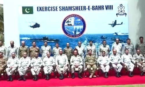 Flagship PN drill Shamsheer-i-Bahr begins