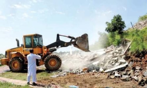 CDA completes operation against encroachment on Margalla Hills