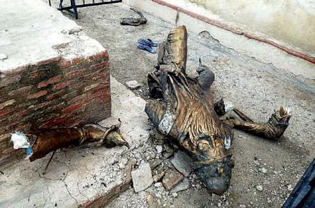 Ranjit Singh&rsquo;s statue again vandalised, suspect held