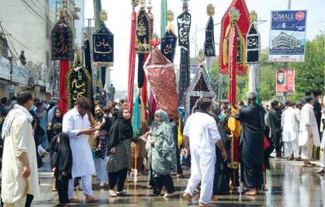 Muharram 9 processions held amid tight security in KP