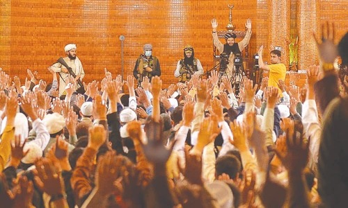 Sombre mood as Taliban are back at Friday prayers in Afghanistan