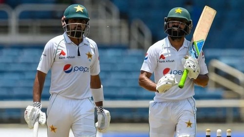 Babar Azam, Fawad Alam rescue Pakistan from horror start in second West Indies Test