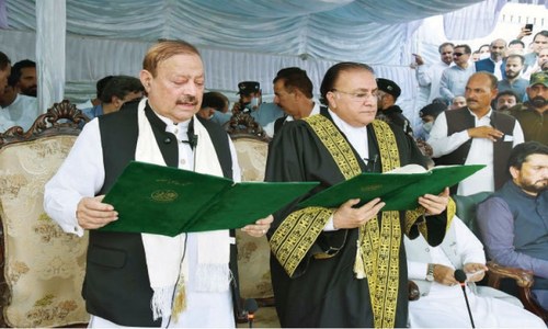 Barrister Sultan takes oath as 10th president of Azad Kashmir