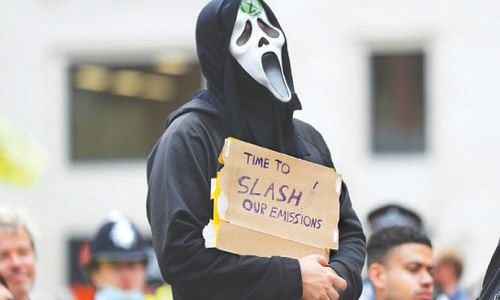 Climate activists intensify campaign, deface buildings in London Climate activists intensify campaign, deface buildings in London