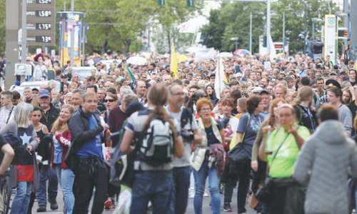 Thousands protest in Berlin against Covid curbs, vaccines Thousands protest in Berlin against Covid curbs, vaccines