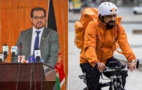 'Work is work': Afghan ex-minister now delivers food in Germany