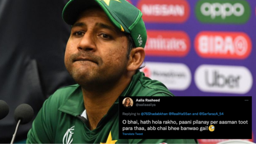 Cricket journalist's 'joke' triggers an angry outburst from Sarfaraz Ahmed on Twitter