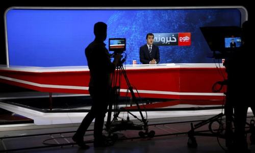 Top Afghan TV network stays on-air despite fear of Taliban