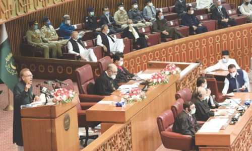 Fireworks likely during Alvi&rsquo;s address to joint session