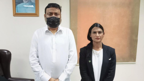 Nisha Rao is the first transgender student at Karachi University