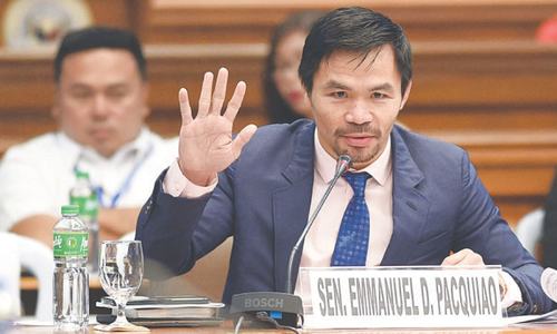 Boxer-turned-politician Pacquiao to run for Philippines president Boxer-turned-politician Pacquiao to run for Philippines president