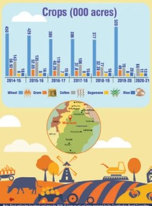 The agriculture poverty of Mianwali