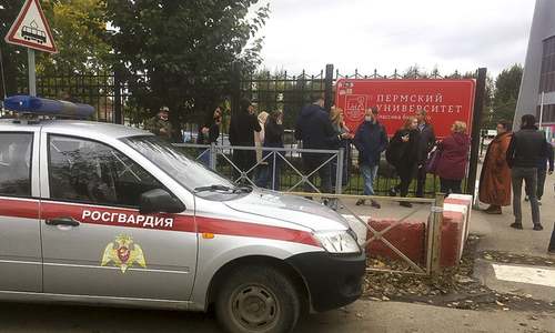 At least eight dead in Russian campus shooting At least eight dead in Russian campus shooting
