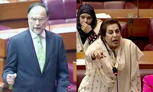 IPC minister, Ahsan Iqbal trade barbs over sports projects