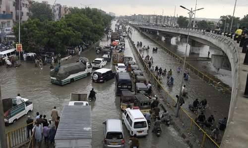Flooding hits many Karachi areas after light to moderate showers