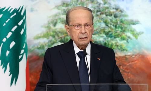 Lebanese leader appeals for world&rsquo;s assistance