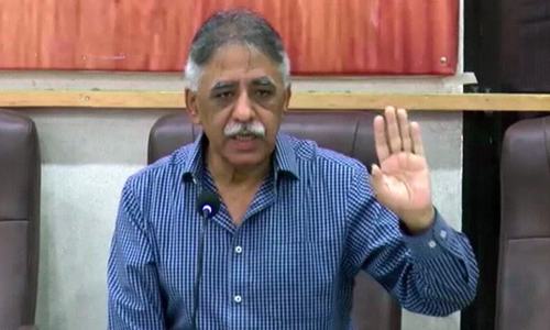 PTI only placing its nameplates on Nawaz Sharif’s projects: Muhammad Zubair PTI only placing its nameplates on Nawaz Sharif’s projects: Muhammad Zubair