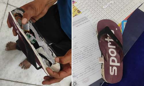 Indian exam cheats caught with Bluetooth slippers