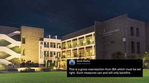 Netizens protest IBA Karachi's 'shameful' decision to expel student for exposing alleged harassment