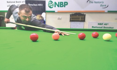 Asif, Shahid reach knockout round at national snooker