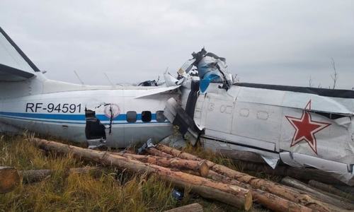 16 killed as Russian plane carrying parachutists crashes