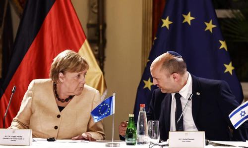 Israel can't lose sight of need to establish Palestinian state: Angela Merkel