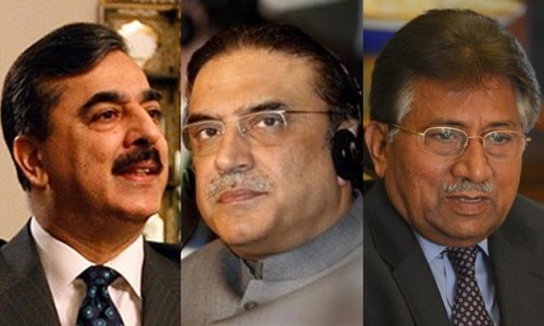 Pleas against Gilani, Zardari, Musharraf disposed of