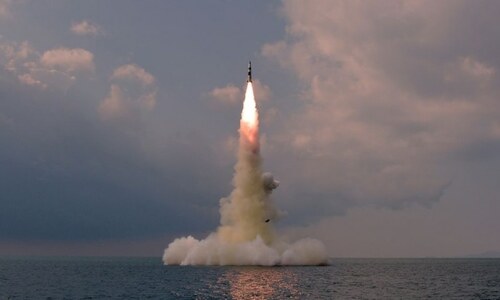 North Korea tests &lsquo;submarine-launched ballistic missile&rsquo;