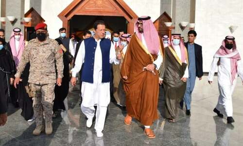 PM Imran arrives in Saudi Arabia on three-day visit