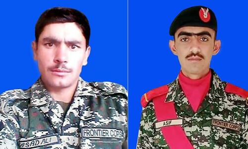 Two soldiers martyred in exchange of fire with terrorists in KP's Kurram district: ISPR