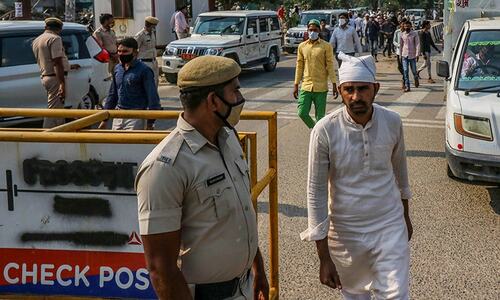 Dozens held in India for disrupting weekly Muslim prayers in Gurgaon