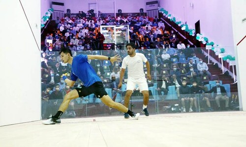 Harrity cruises past Farhan at CNS Squash