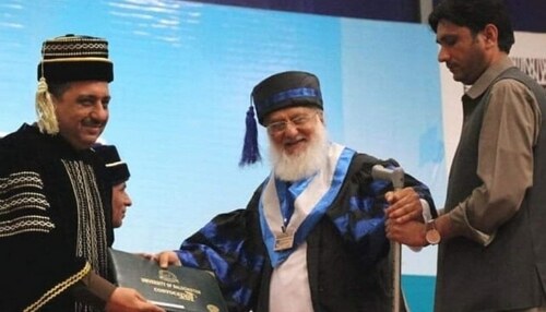 Age just a number: 80-year-old man earns PhD from Balochistan University