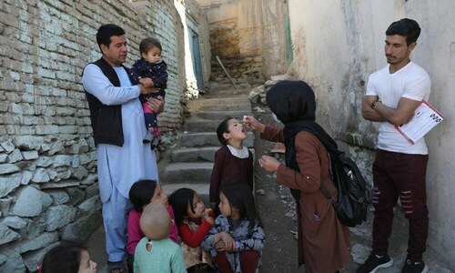 WHO, Unicef launch Afghan polio vaccine campaign with Taliban backing