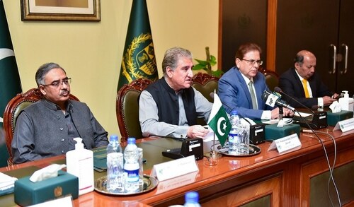 Int'l engagement with Afghanistan crucial to avert civil war, Qureshi tells Troika Plus meeting Int'l engagement with Afghanistan crucial to avert civil war, Qureshi tells Troika Plus meeting