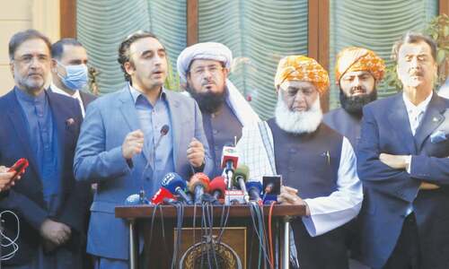 Bilawal, Fazl meet first time since PPP&rsquo;s exit from PDM