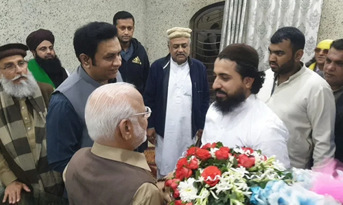 'Goodwill gesture': PTI's Ejaz Chaudhry meets TLP chief Saad Rizvi to congratulate on jail release 'Goodwill gesture': PTI's Ejaz Chaudhry meets TLP chief Saad Rizvi to congratulate on jail release