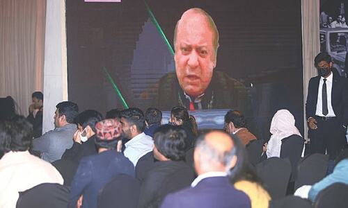 &lsquo;Censored&rsquo; Nawaz urges need for movement to save country